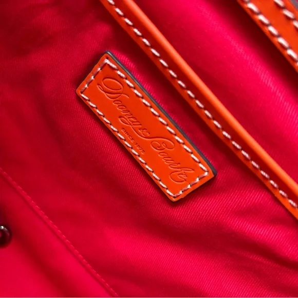 Firm Dooney & Bourke Vibrant Orange Tote - Picture 8 of 11